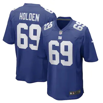mens nike will holden royal new york giants game player jer